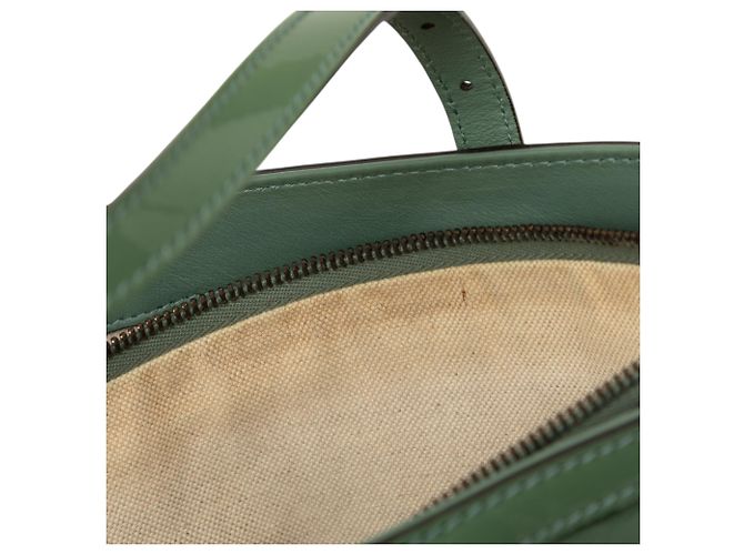 Tote Nice in microguccissima vernice verde Gucci - vista 7