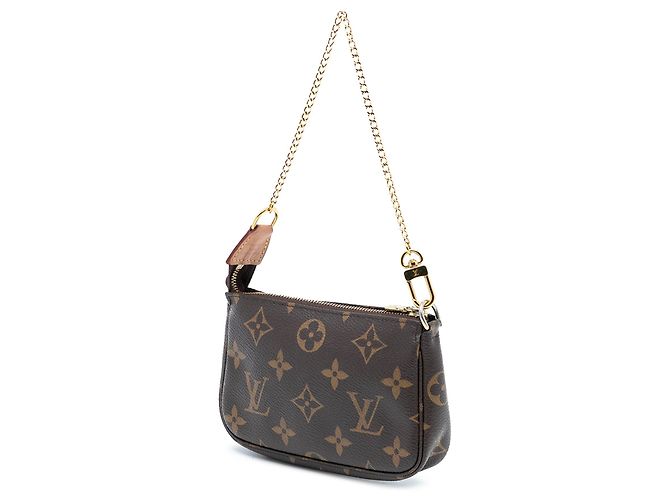 Bolsa Louis Vuitton Monogram Mini Pochette Accessoires marrom - vista 2