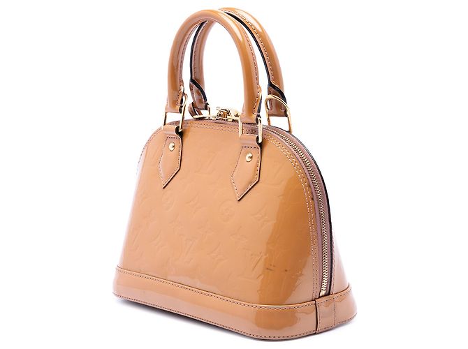Borsa Alma BB Monogram Vernis Marrone Louis Vuitton - vista 2