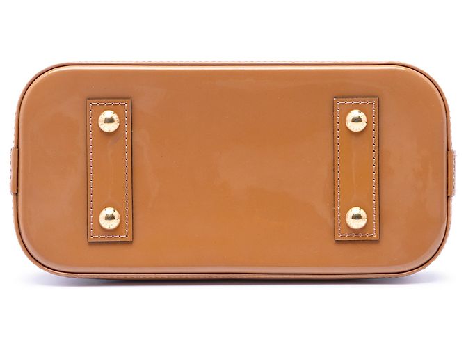 Borsa Alma BB Monogram Vernis Marrone Louis Vuitton - vista 3