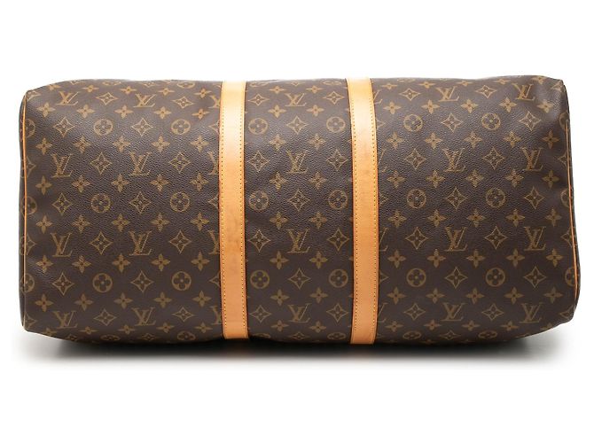 Borsa da viaggio Louis Vuitton Monogram Keepall 55 marrone - vista 3