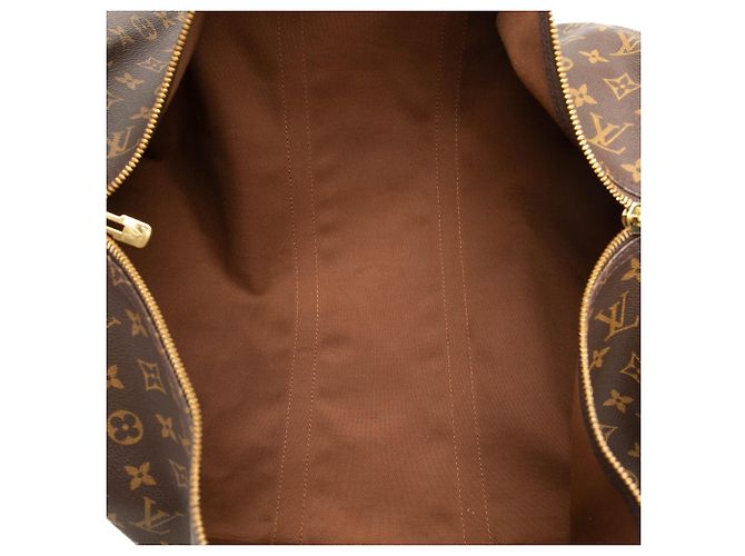 Borsa da viaggio Louis Vuitton Monogram Keepall 55 marrone - vista 5