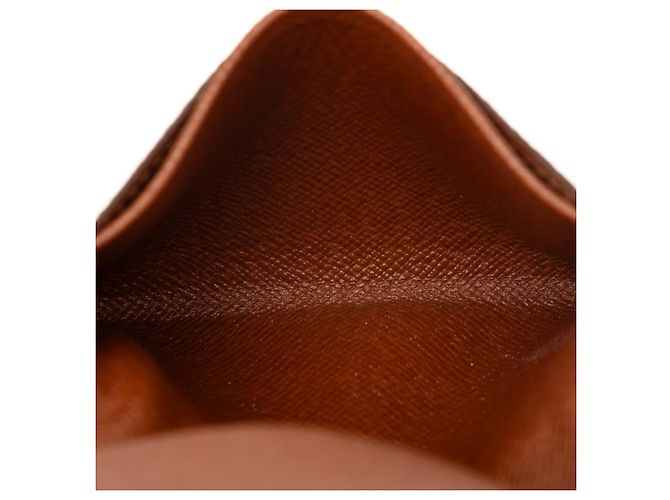 Tarjetero Louis Vuitton Monogram Envelope marrón Castaño - vista 4