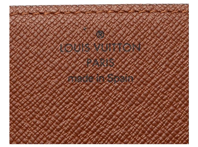 Tarjetero Louis Vuitton Monogram Envelope marrón Castaño - vista 5