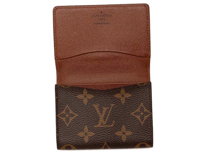 Tarjetero Louis Vuitton Monogram Envelope marrón Castaño - vista 7
