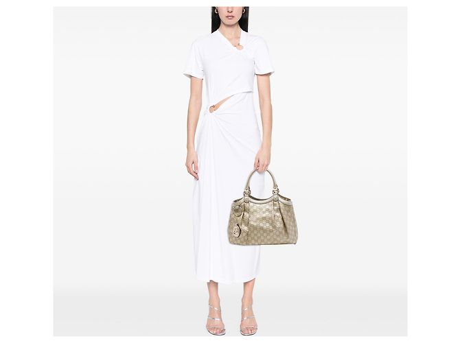 Tote Medium Guccissima Sukey in oro Gucci D'oro - vista 6