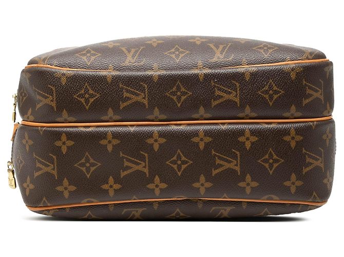 Borsa a tracolla Louis Vuitton Monogram Reporter PM marrone - vista 3