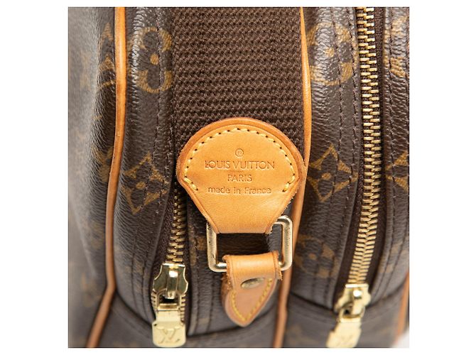 Borsa a tracolla Louis Vuitton Monogram Reporter PM marrone - vista 5