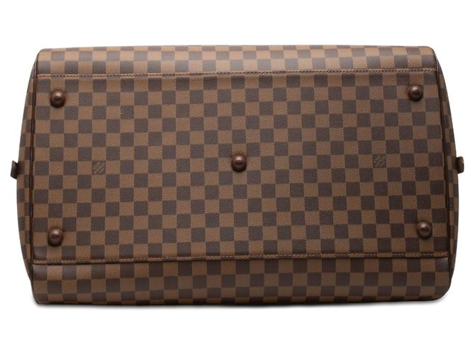 Borsa da viaggio Louis Vuitton Damier Ebene Ribera GM marrone - vista 3