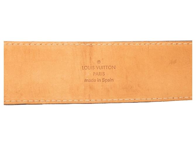 Cinturón reversible Louis Vuitton Monogram Initiales marrón Castaño - vista 5