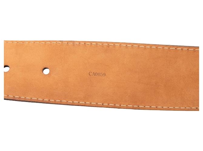 Cinturón reversible Louis Vuitton Monogram Initiales marrón Castaño - vista 6