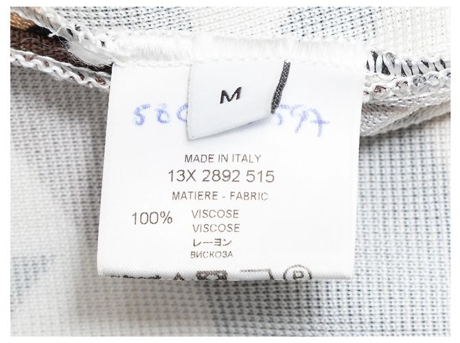Ärmelloses Givenchy Kleid mit geometrischem Print in Braun & Multicolour Größe US M - Ansicht 5