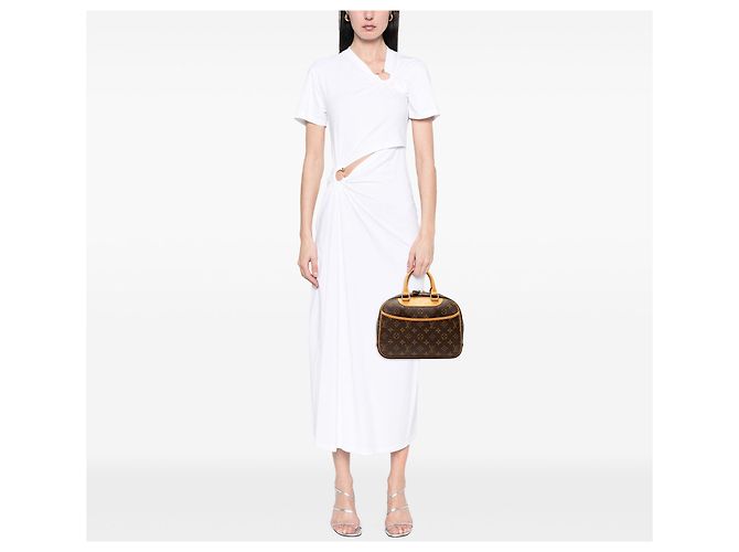 Borsa Louis Vuitton Monogram Trouville marrone - vista 7