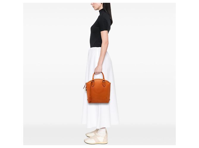 Borsa a mano verticale Louis Vuitton Nomade Lockit Arancione - vista 6