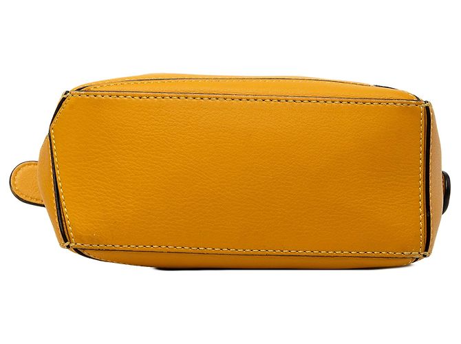 Borsa LOEWE Mini Calfskin Puzzle gialla Giallo - vista 3