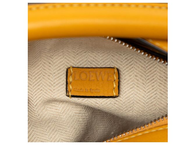 Borsa LOEWE Mini Calfskin Puzzle gialla Giallo - vista 5
