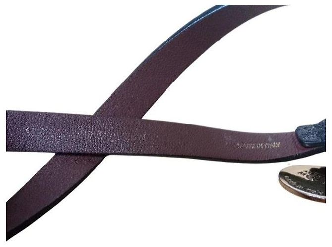 Bracciale in pelle con charm Skull Alexander McQueen Nero D'oro - vista 3