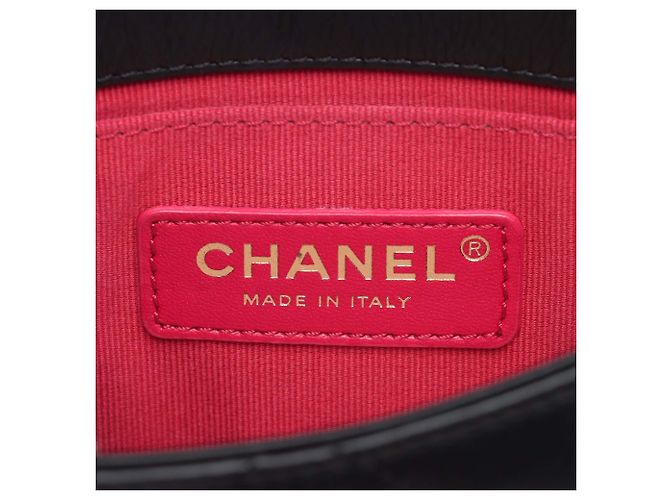 Borsa a tracolla Chanel Small Quilted Calfskin Framing Chain Flap Nera Nero - vista 5