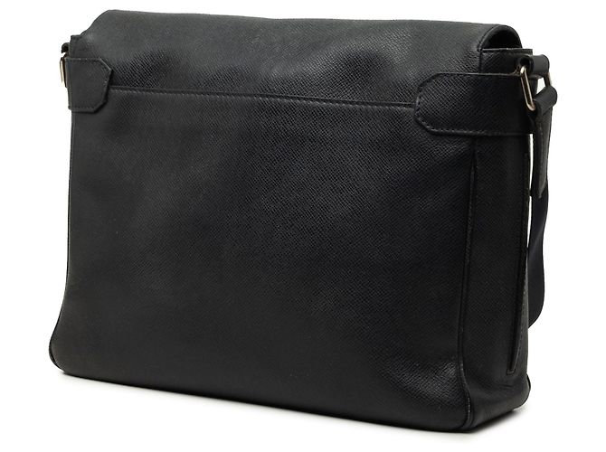 Borsa a tracolla Louis Vuitton Taiga Roman MM blu - vista 2
