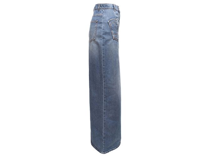 Jeans de pierna ancha CC Pocket Chanel en lavado medio Talla FR 40 Azul - vista 2