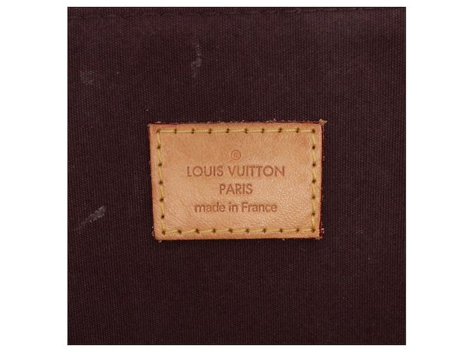 Borsa Louis Vuitton Monogram Vernis Alma GM Viola Porpora - vista 5