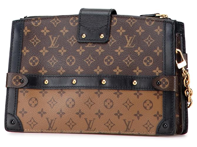 Bolso de mano y bandolera Louis Vuitton Monogram Reverse Trunk negro - vista 2