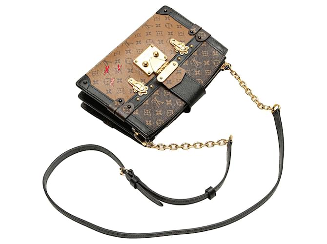 Bolso de mano y bandolera Louis Vuitton Monogram Reverse Trunk negro - vista 9
