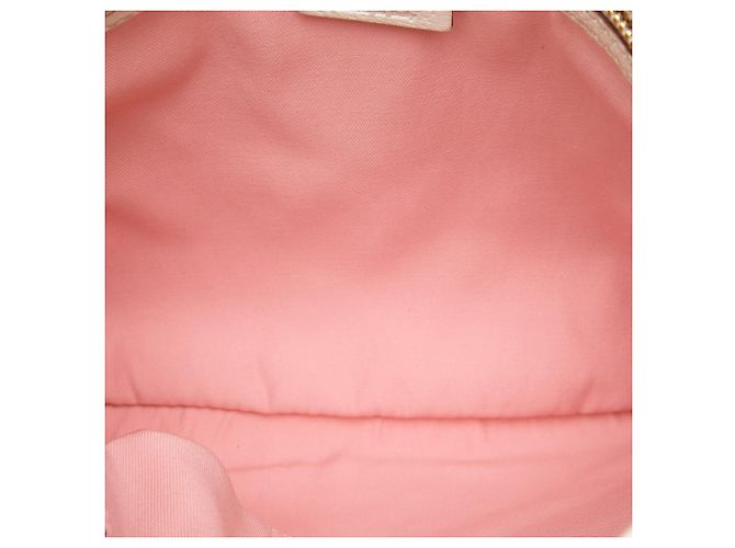 Borsa a tracolla Gucci GG Canvas Web Jolicoeur rosa - vista 4