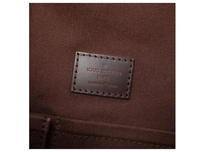 Bolso bandolera Louis Vuitton Damier Ebene Brooklyn PM Marrón Castaño - vista 5