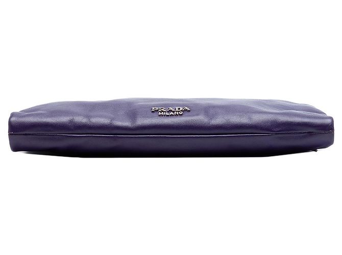 Lila Prada Soft Calf Fold Over Schultertasche - Ansicht 3