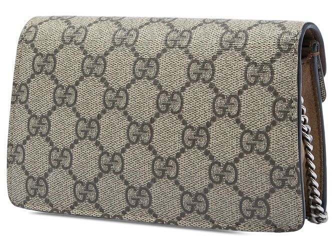 Borsa a tracolla Gucci Mini GG Supreme Dionysus beige - vista 2