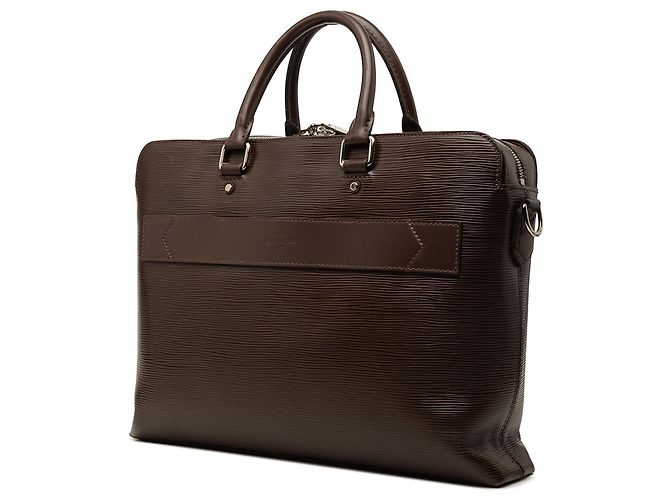 Borsa Business Louis Vuitton Epi Brooks Marrone - vista 2