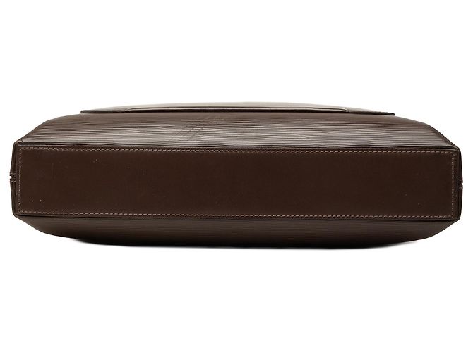 Borsa Business Louis Vuitton Epi Brooks Marrone - vista 3