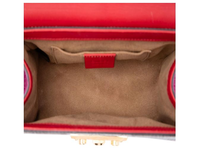 Padlock Borsa a tracolla Gucci Small GG Supreme con lucchetto beige - vista 4