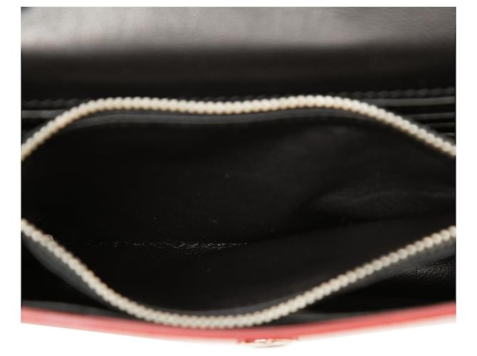 Borsa a tracolla Prada Saffiano Vernice rossa Rosso - vista 4