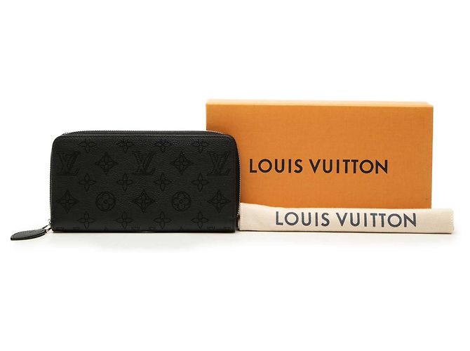 Portafoglio Zippy Monogram Mahina nero Louis Vuitton - vista 8