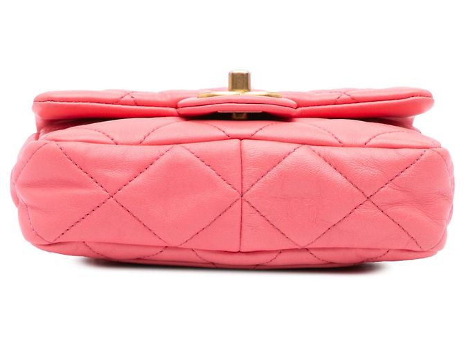 Borsa a tracolla Chanel Mini Quilted Lambskin Funky Town Flap Rosa - vista 3