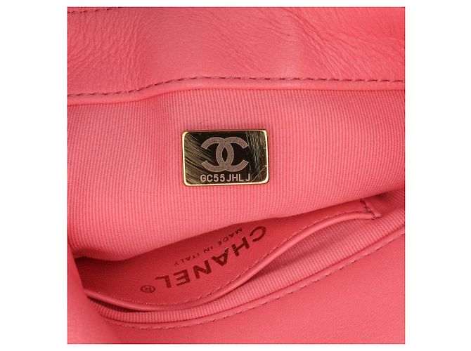 Borsa a tracolla Chanel Mini Quilted Lambskin Funky Town Flap Rosa - vista 6