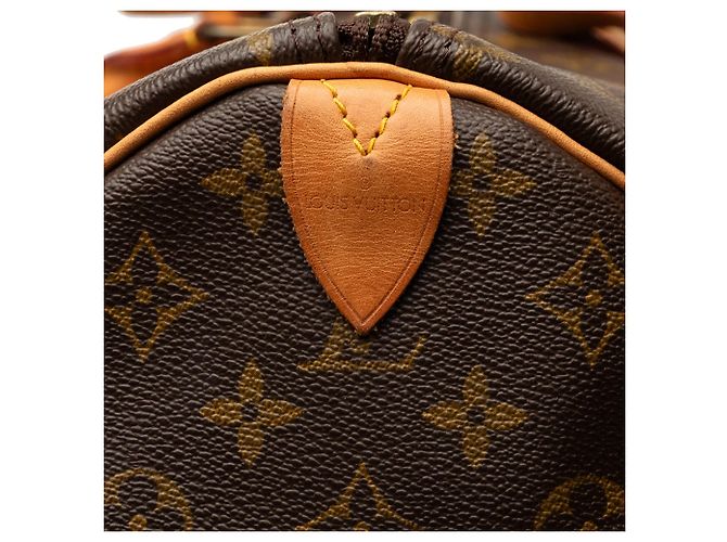 Borsa da viaggio Louis Vuitton Monogram Keepall 60 marrone - vista 7