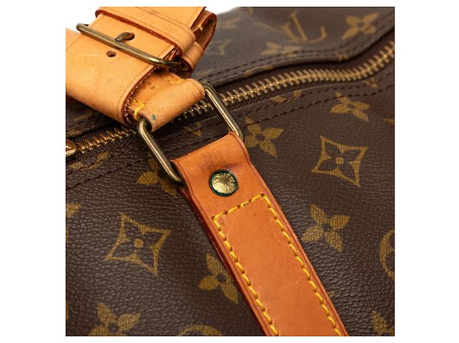 Borsa da viaggio Louis Vuitton Monogram Keepall 60 marrone - vista 9