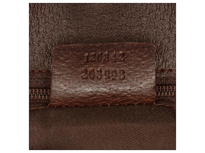 Borsa a tracolla Gucci GG Canvas Eclipse marrone - vista 6