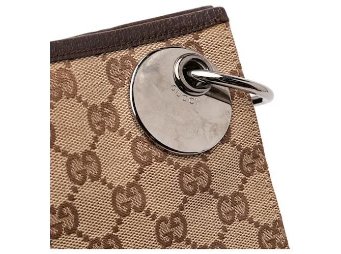 Borsa a tracolla Gucci GG Canvas Eclipse marrone - vista 7