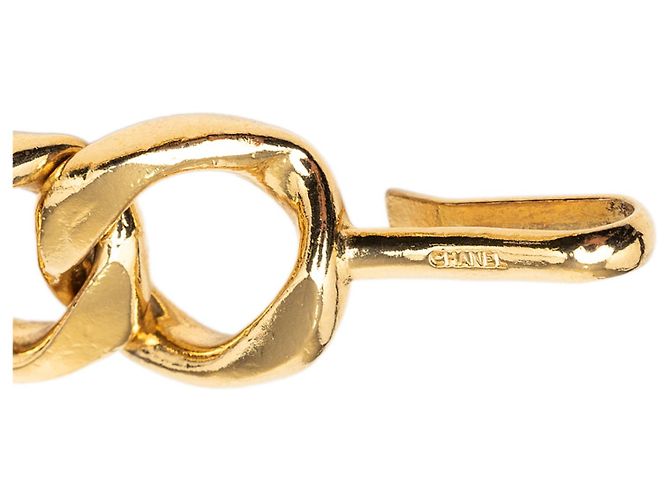 Chanel Gold CC Medaillon Kettengürtel vergoldet Golden - Ansicht 4