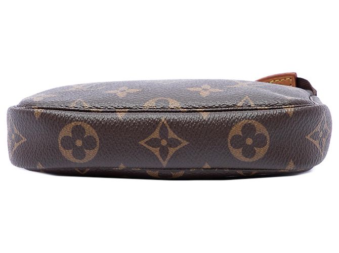 Borsa Louis Vuitton Monogram Mini Pochette Accessoires marrone - vista 3