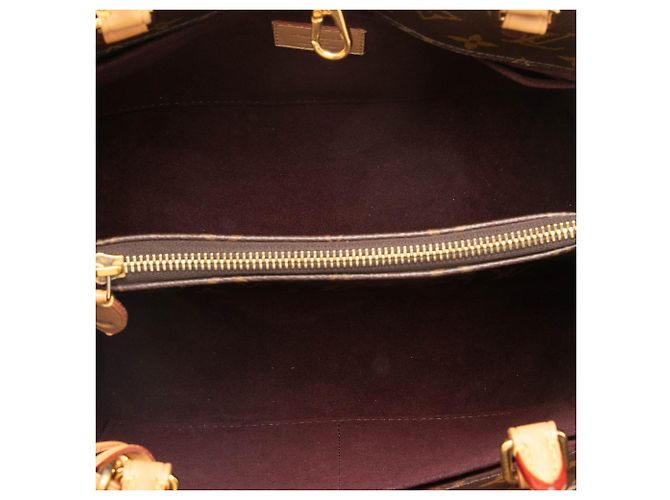 Borsa Louis Vuitton Monogram Montaigne MM marrone - vista 4