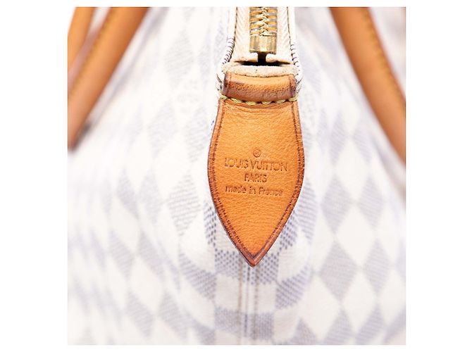 Borsa Tote White Louis Vuitton Damier Azur Saleya MM Bianco - vista 5