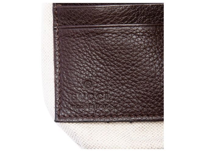 Pochette e borsa a mano Gucci GG Canvas Horsebit beige - vista 5