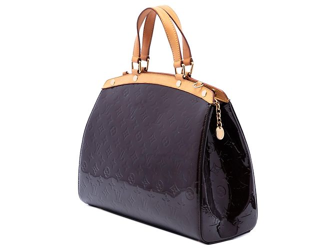 Borsa Louis Vuitton Monogram Vernis Brea GM Viola Porpora - vista 2