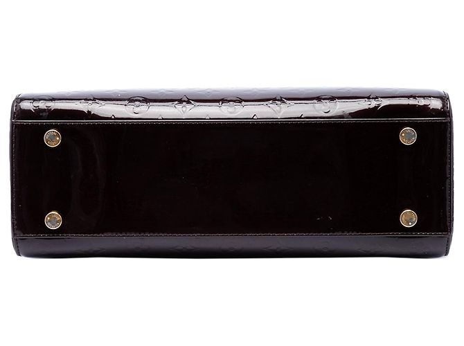 Borsa Louis Vuitton Monogram Vernis Brea GM Viola Porpora - vista 3
