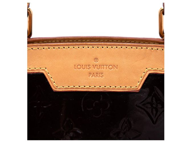 Borsa Louis Vuitton Monogram Vernis Brea GM Viola Porpora - vista 5